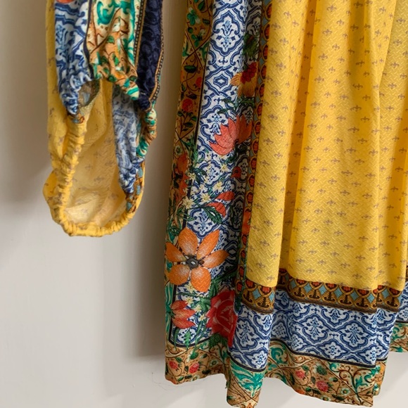 FARM Rio for Anthropologie Lorena patchwork tunic dress, size S - Picture 8 of 10